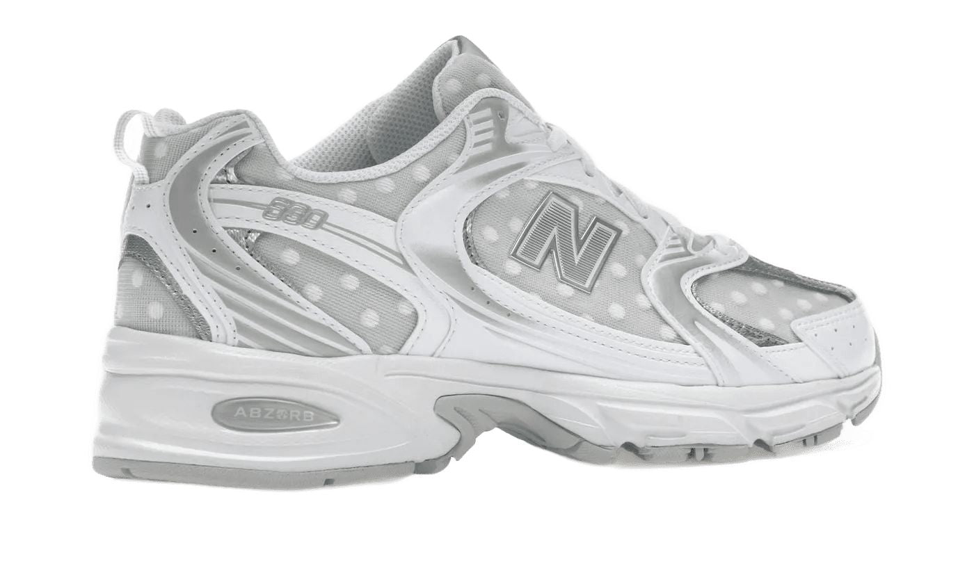 New Balance 530 Silver Metallic Polka Dots