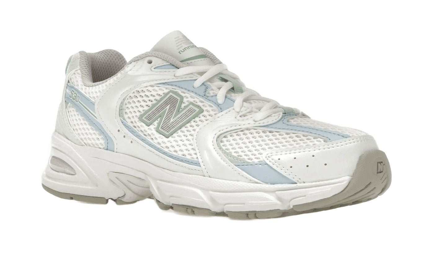 New Balance 530 White Light Chrome Blue Clay Ash