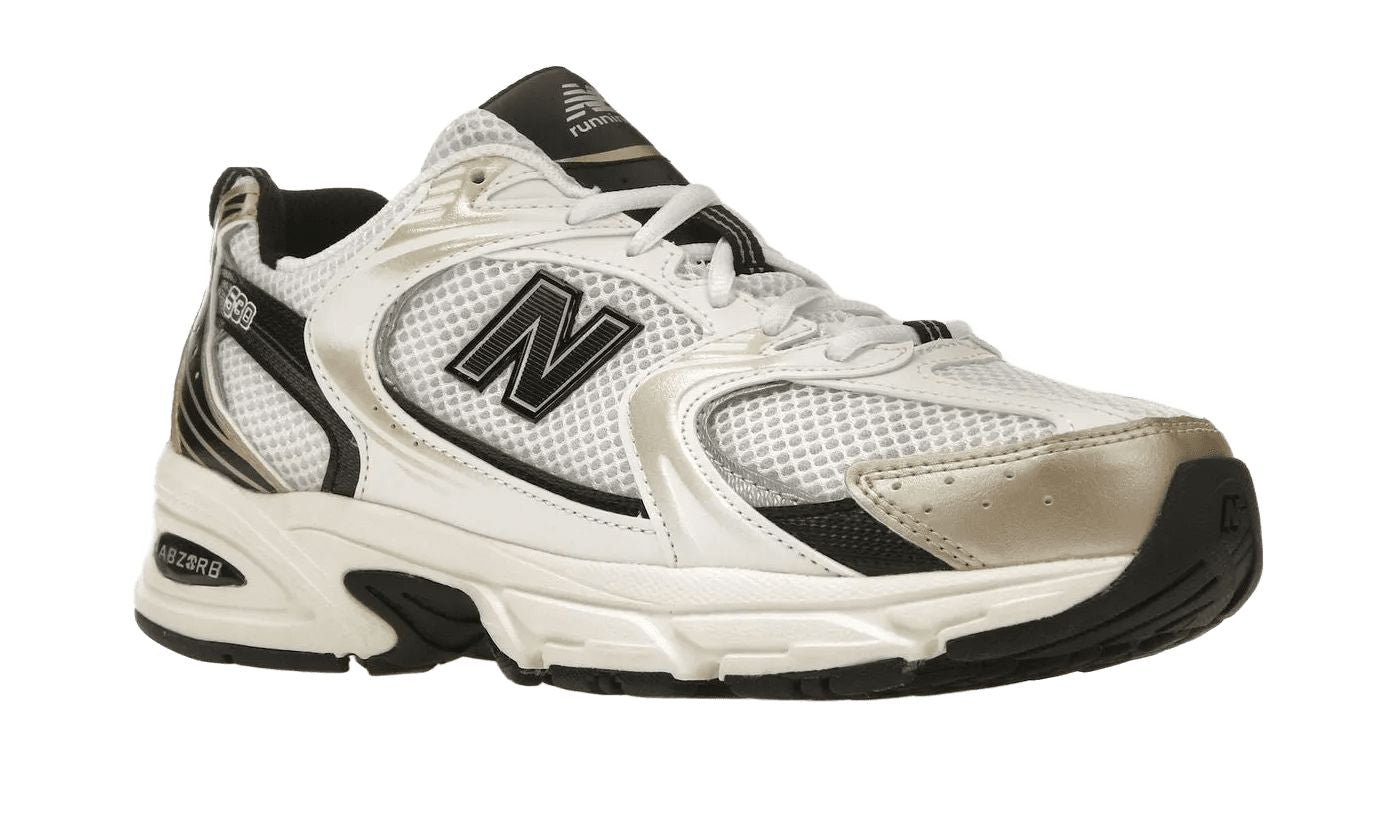 New Balance 530 White Light Gold Metallic