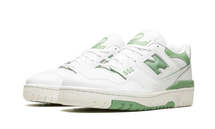 New Balance 550 White Mint Green - BB550FS1