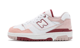 New Balance 550 White Scarlet Pink