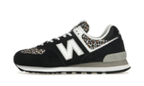 New Balance 574 Black Beige Leopard Print