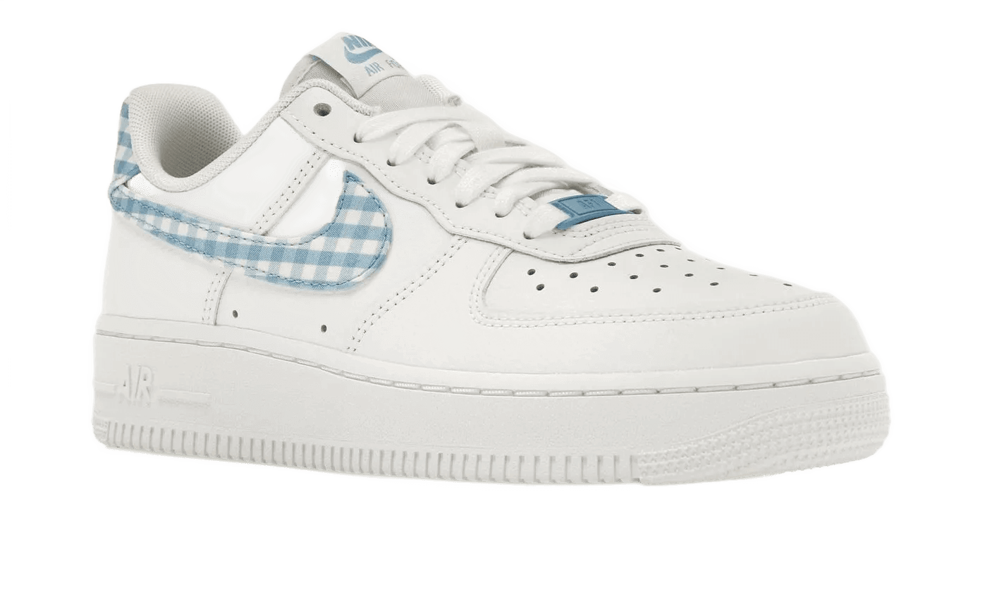 Air Force 1 Low '07 Essential White University Blue Gingham - DZ2784-100