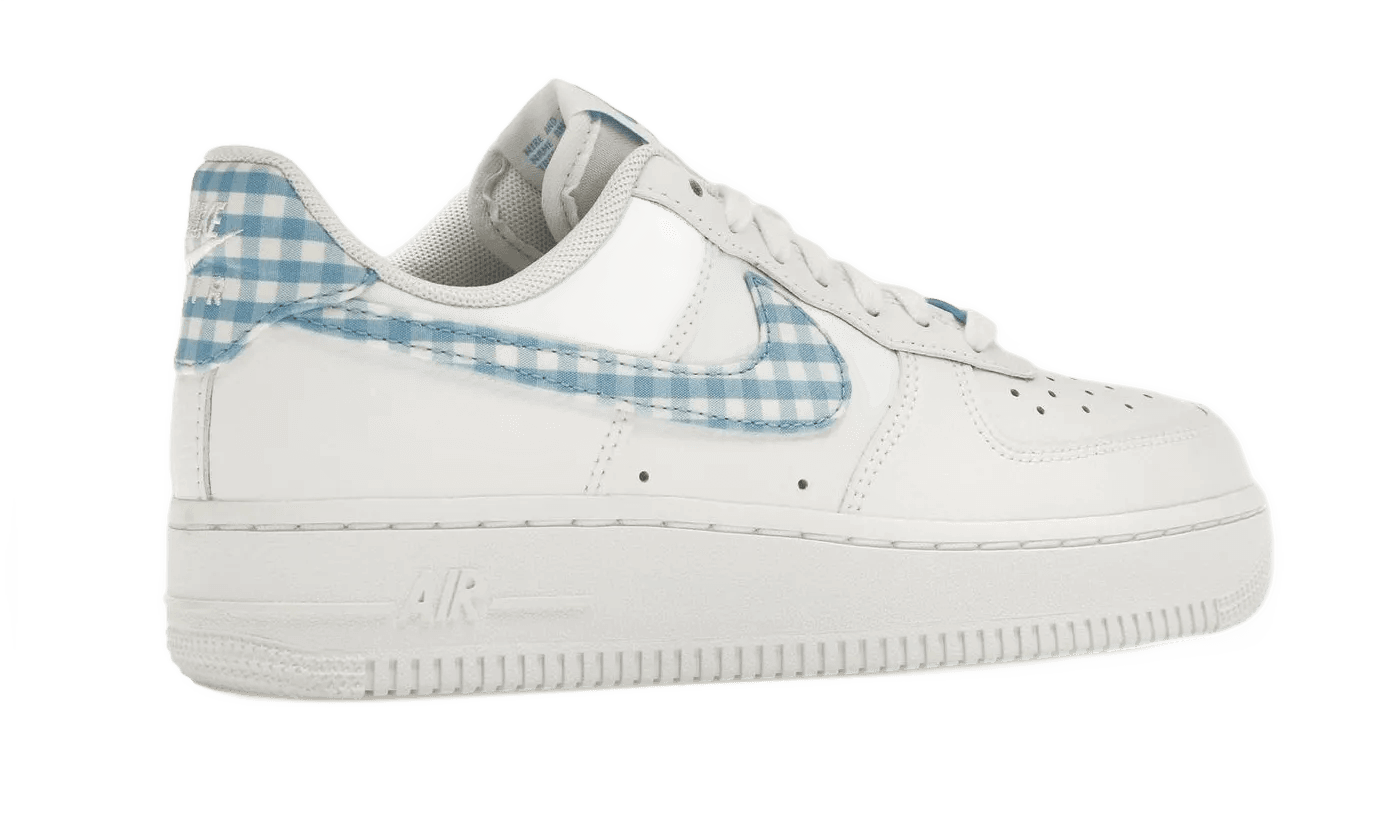 Air Force 1 Low '07 Essential White University Blue Gingham - DZ2784-100