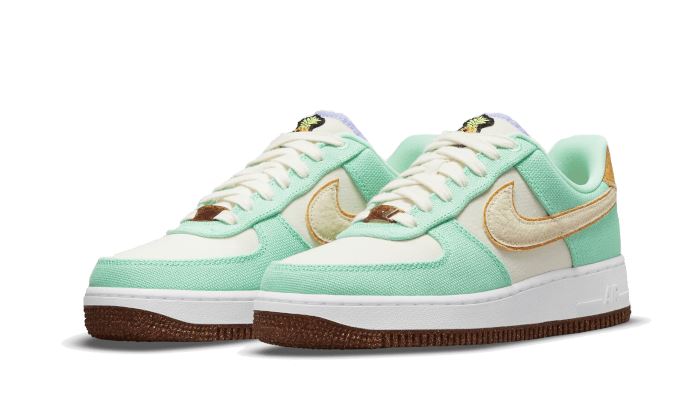Nike Air Force 1 Low '07 LX Happy Pineapple Green Glow – limitierter Sneaker bei Shade Studios