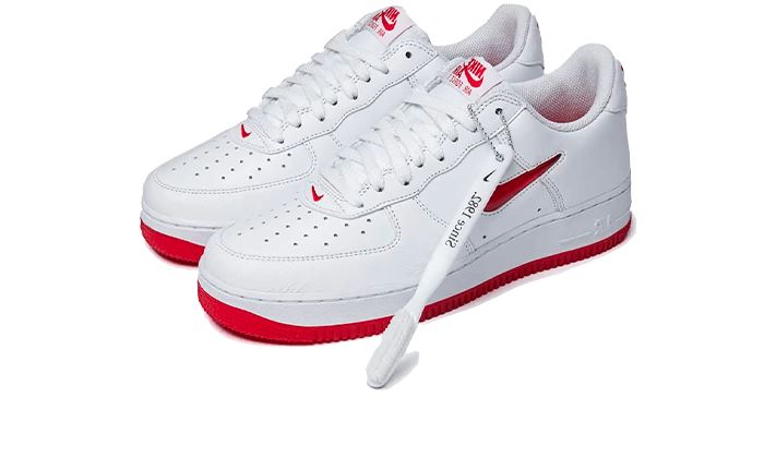 Nike Air Force 1 Low '07 Retro Color of the Month Jewel Swoosh University Red – limitierter Sneaker bei Shade Studios