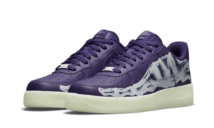 Nike Air Force 1 Low Purple Skeleton Halloween (2021) – limitierter Sneaker bei Shade Studios