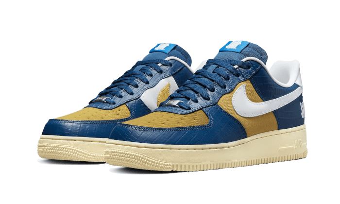 Nike Air Force 1 Low SP Undefeated 5 On It Blue Yellow Croc – limitierter Sneaker bei Shade Studios