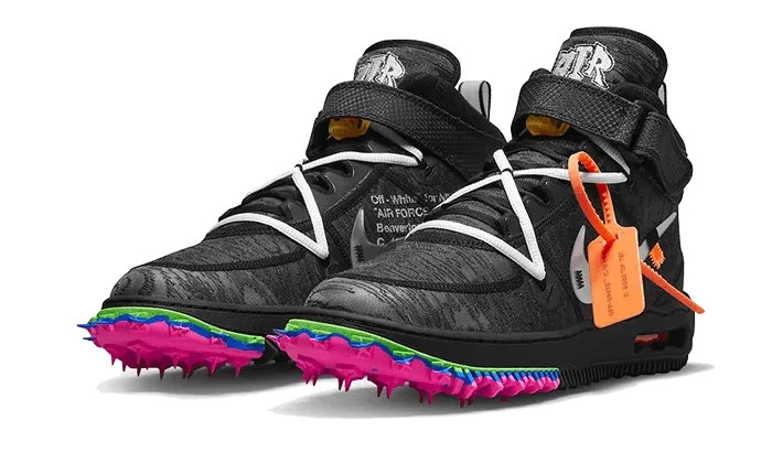 Nike Air Force 1 Mid Off-White Clear Black - DO6290-001