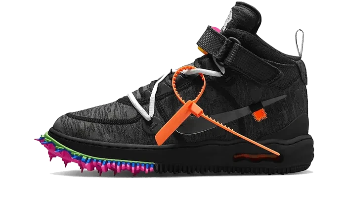 Nike Air Force 1 Mid Off-White Clear Black - DO6290-001