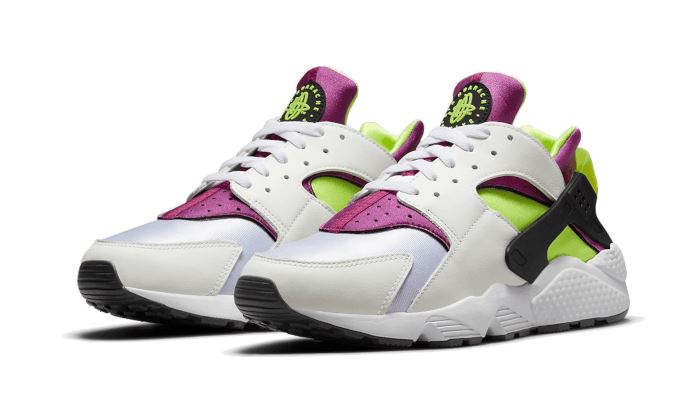 Nike Air Huarache Run Neon Yellow Magenta (2021) – limitierter Sneaker bei Shade Studios