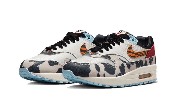 Nike Air Max 1 '87 Tiger Swoosh Cow Print – limitierter Sneaker bei Shade Studios