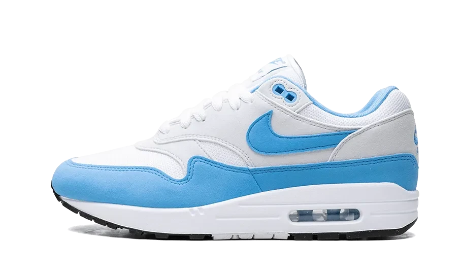 Nike Air Max 1 White University Blue – limitierter Sneaker bei Shade Studios