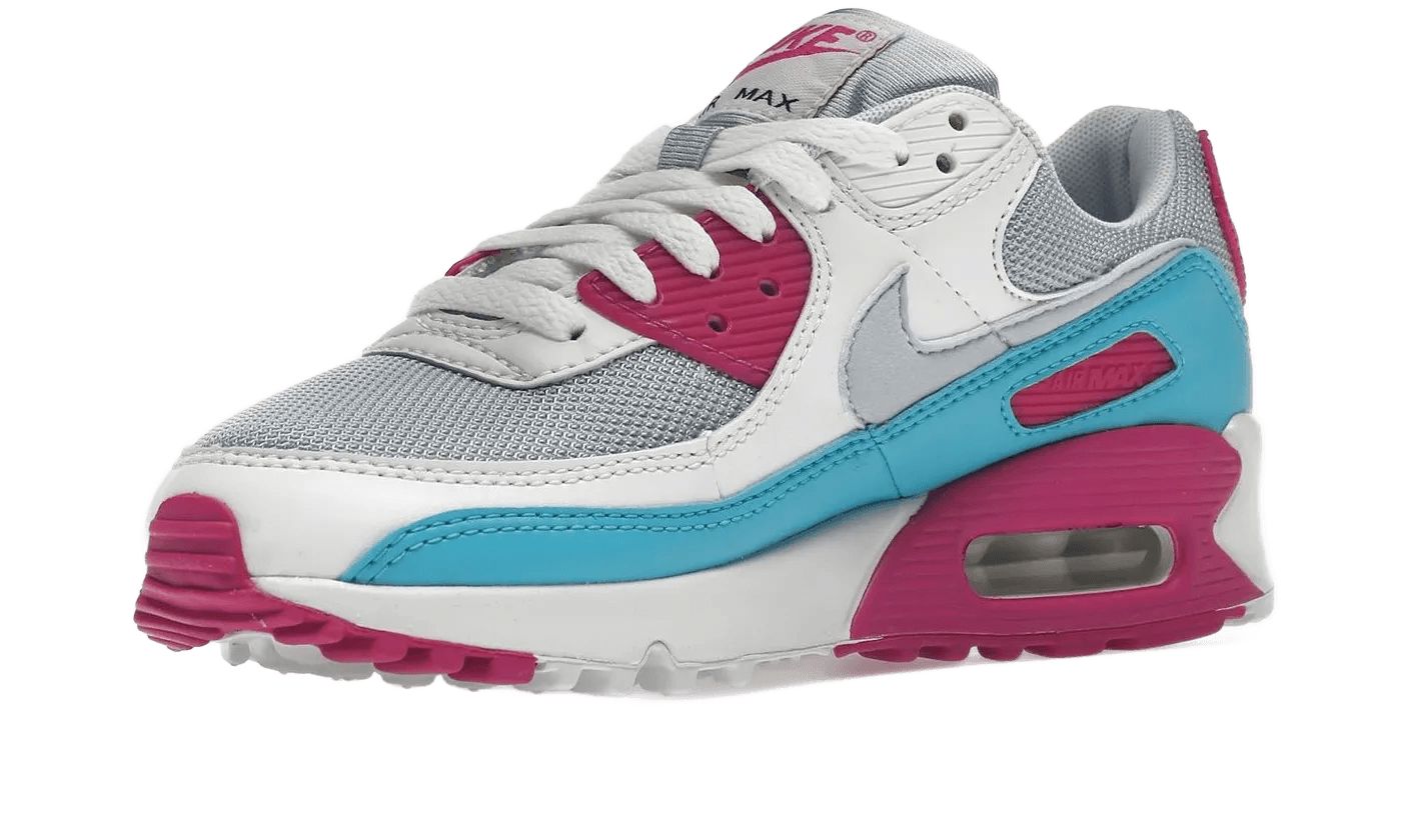 Nike Air Max 90 White Vivid Pink Light Blue Fury – limitierter Sneaker bei Shade Studios