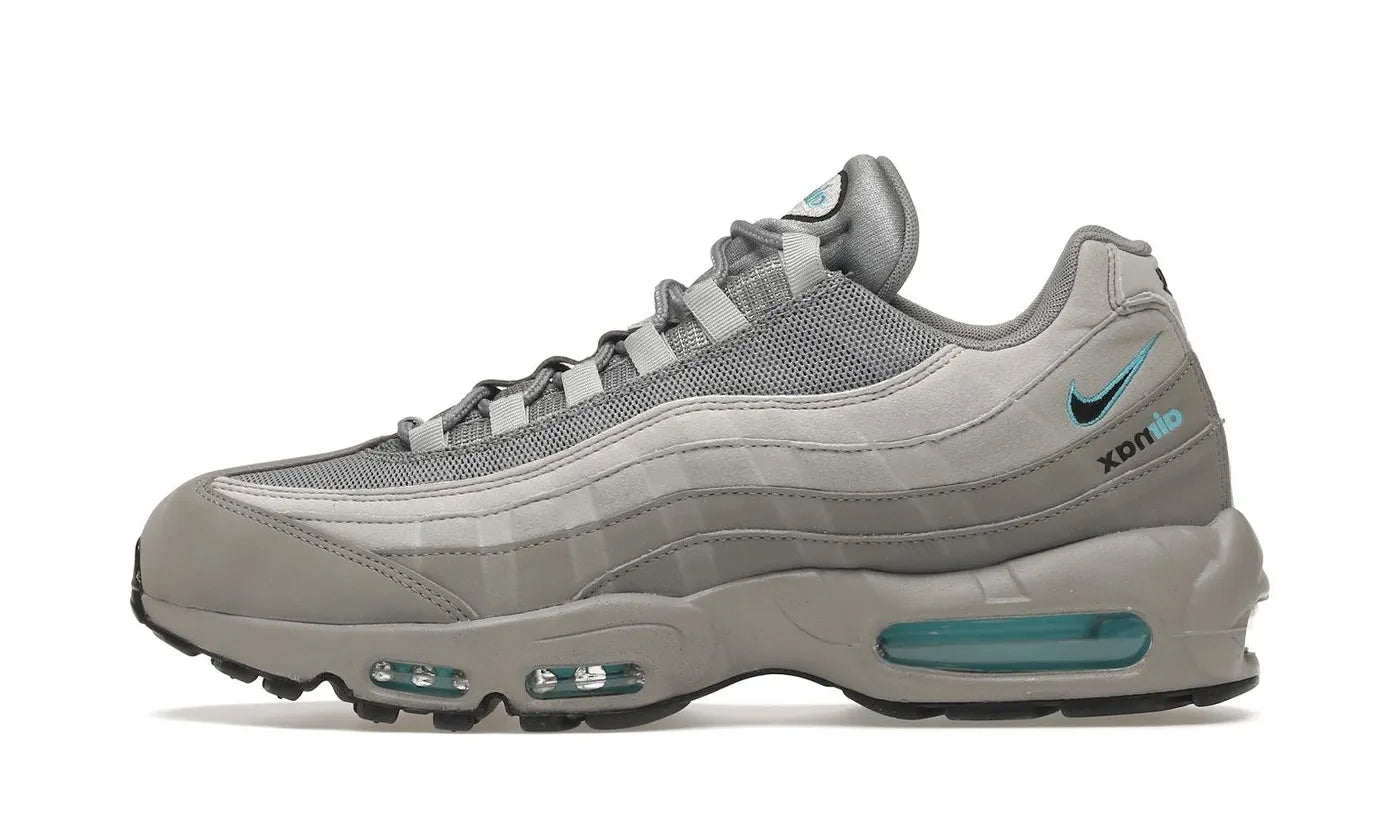 Air Max 95 Retro Logo Grey Aqua - CV1635-001