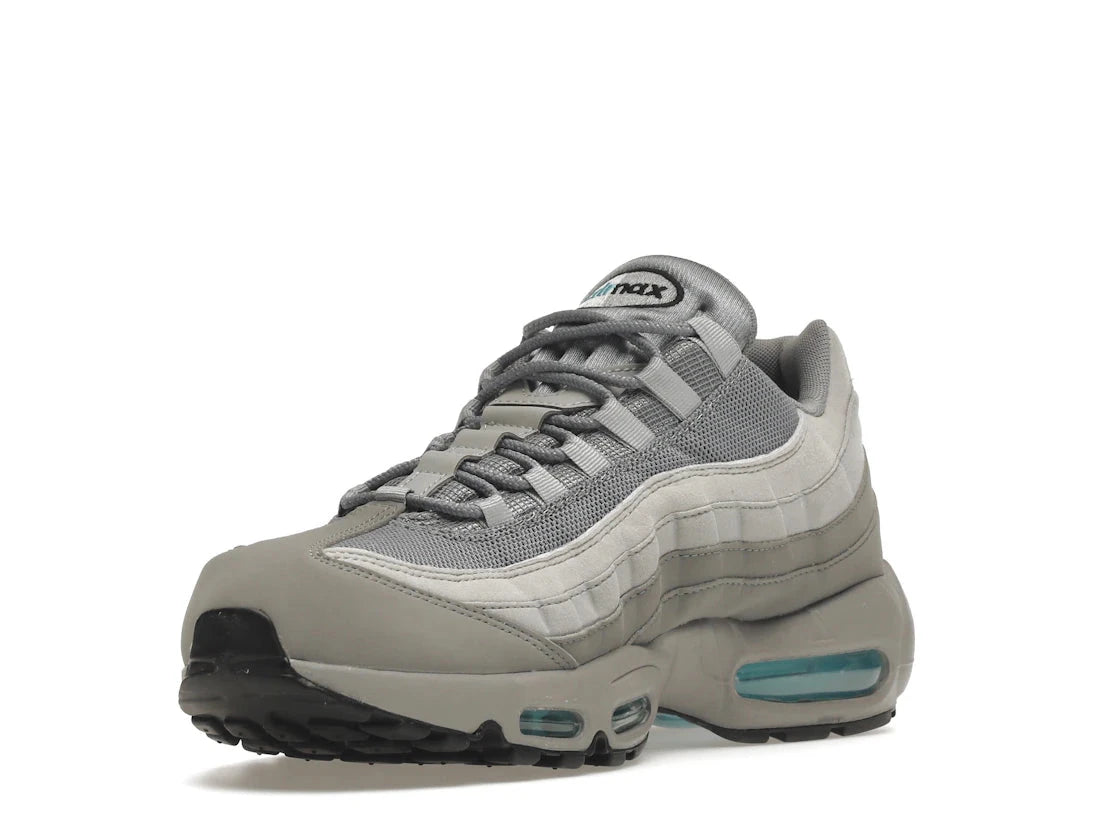 Air Max 95 Retro Logo Grey Aqua - CV1635-001