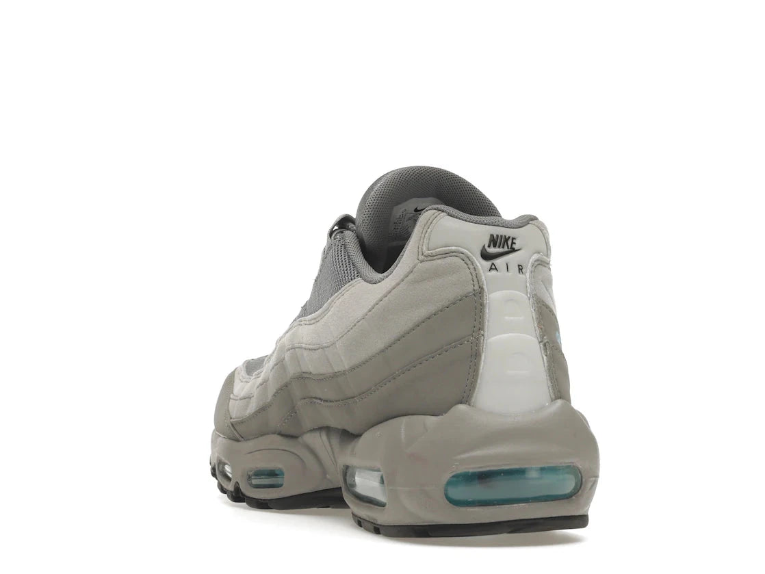Air Max 95 Retro Logo Grey Aqua - CV1635-001