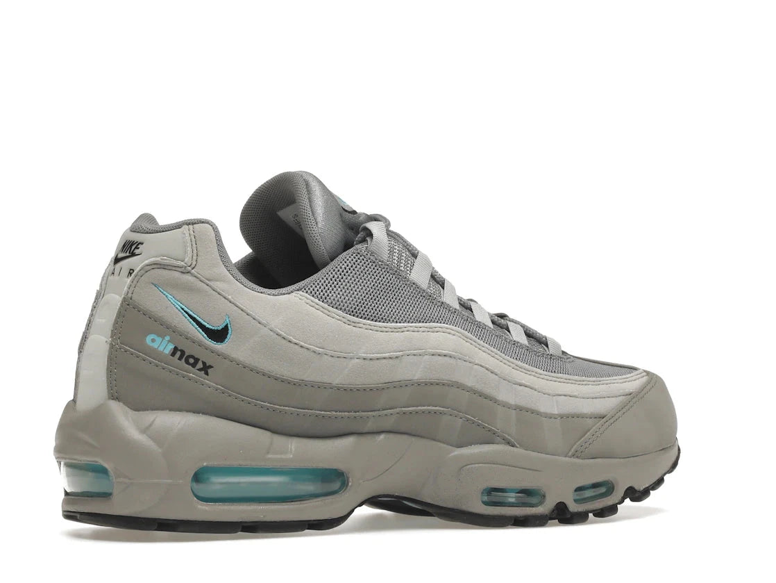 Air Max 95 Retro Logo Grey Aqua - CV1635-001