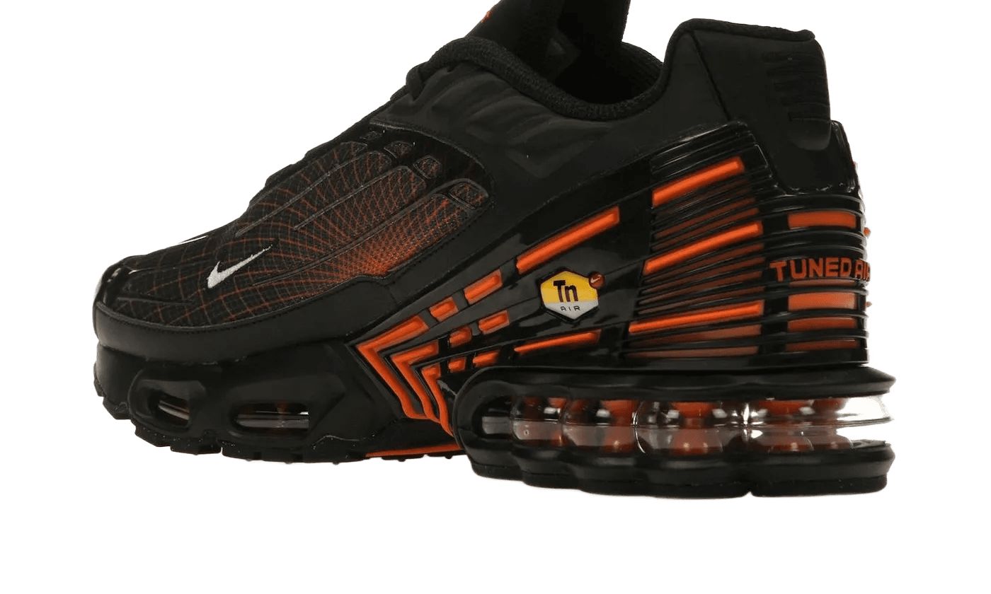 Nike Air Max Plus 3 Black Orange Spirograph