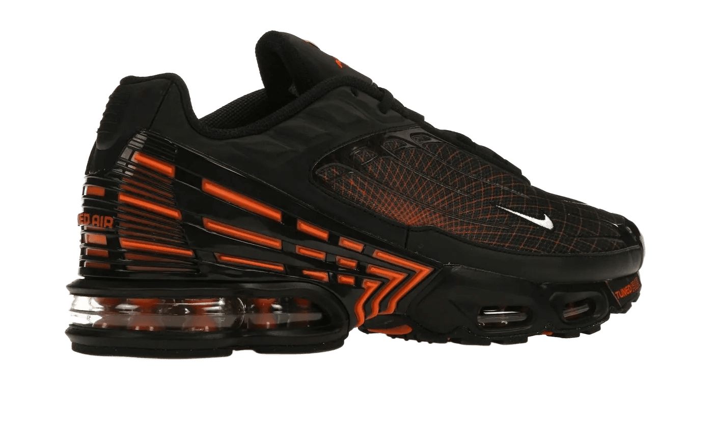Nike Air Max Plus 3 Black Orange Spirograph