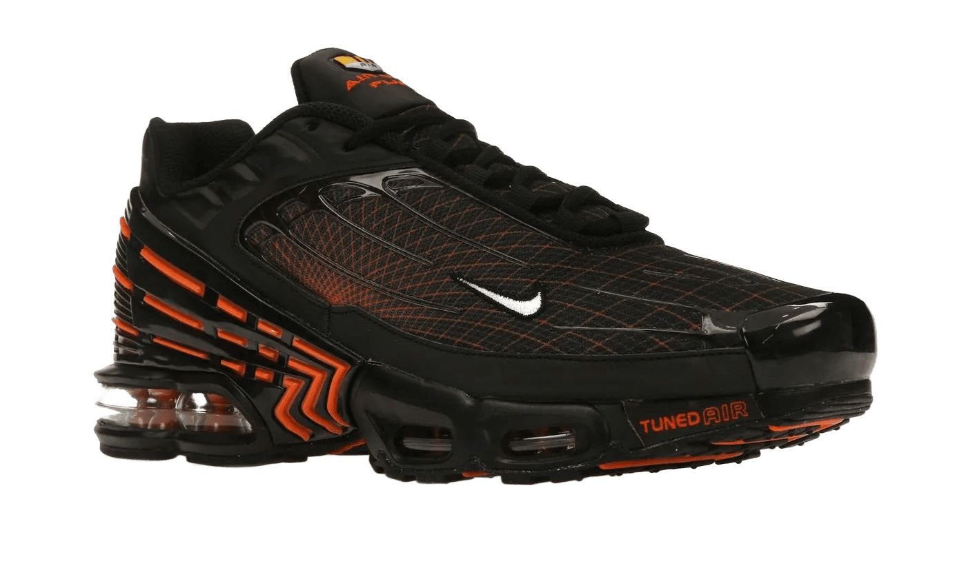 Nike Air Max Plus 3 Black Orange Spirograph