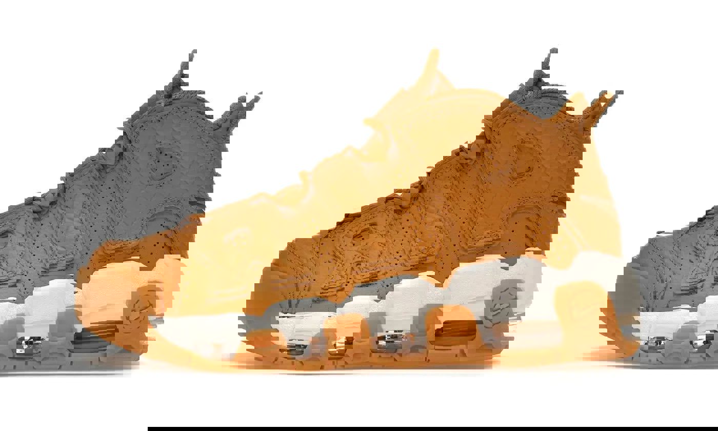 Nike Air More Uptempo Quilted Wheat Gum Light Brown