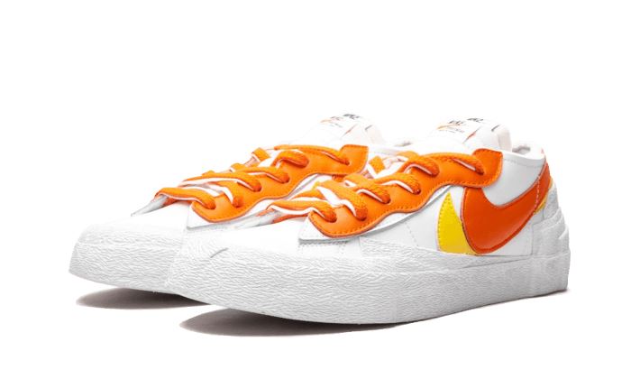 Nike Blazer Low Sacai White Magma Orange – limitierter Sneaker bei Shade Studios