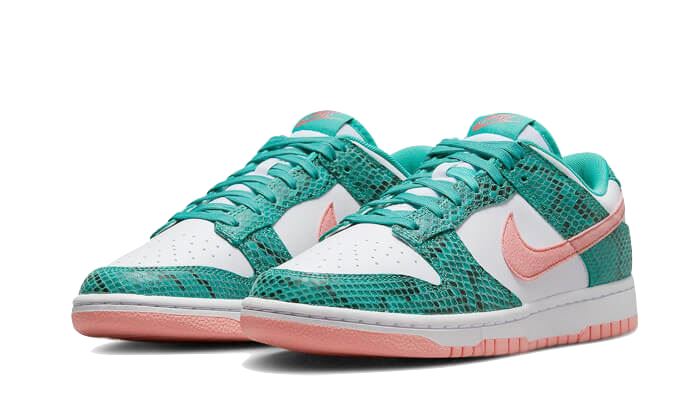 Nike Dunk Low Snakeskin Washed Teal Bleached Coral – limitierter Sneaker bei Shade Studios