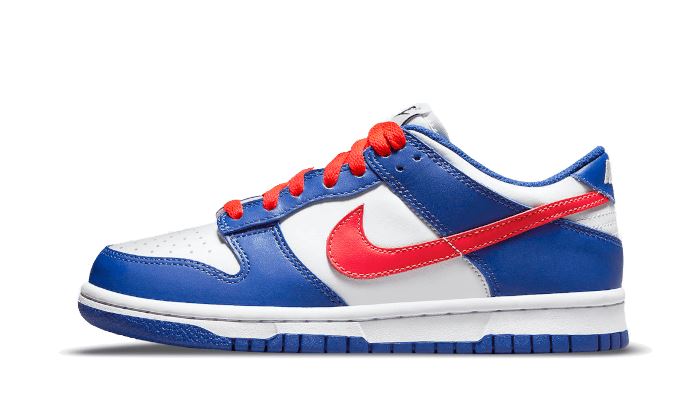 Nike Dunk Low White Royal Red – limitierter Sneaker bei Shade Studios