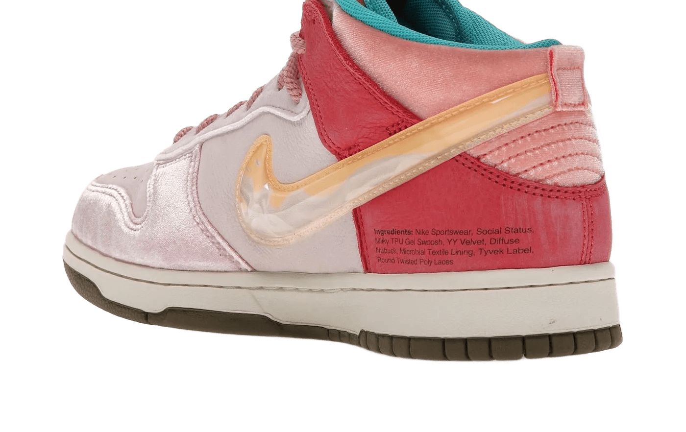 Nike Dunk Mid Social Status Free Lunch Strawberry Milk
