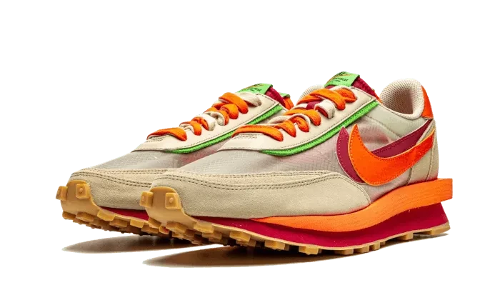 Nike LD Waffle Sacai Clot Kiss Of Death Net Orange Blaze - DH1347-100