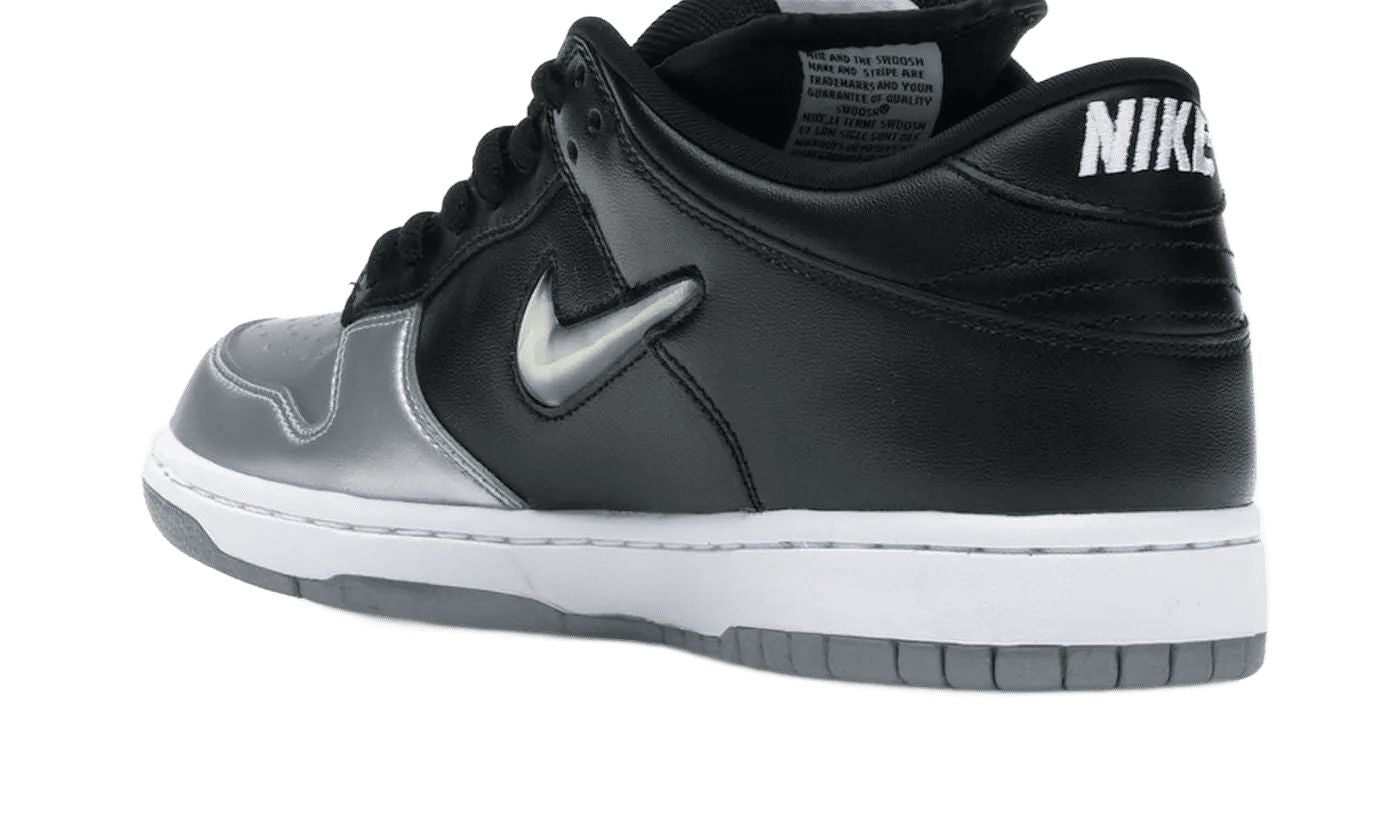 Nike SB Dunk Low Supreme Jewel Swoosh Silver