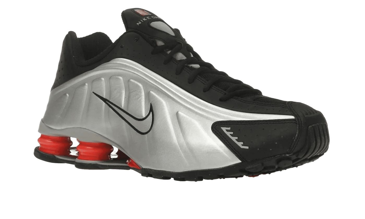 Nike Shox R4 Black Metallic Silver (2025)