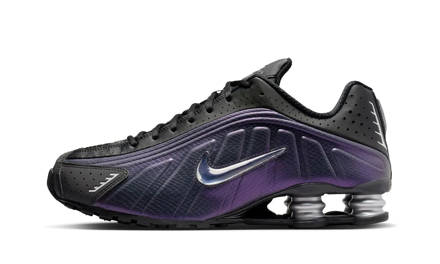 Shox R4 Black Metallic Silver Purple Dynasty - IO4546-002