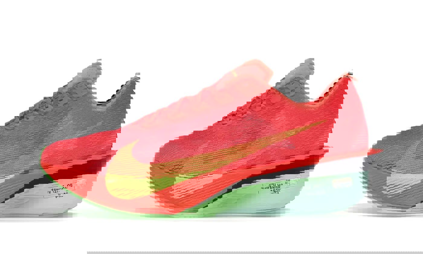 Nike ZoomX Vaporfly Next% 4 Bright Crimson Mint Foam Cave Purple Lime Blast