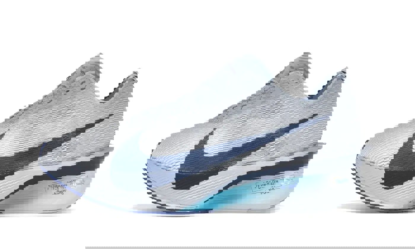 Nike ZoomX Vaporfly Next% 4 Ghost Persian Violet Football Grey Blue Void