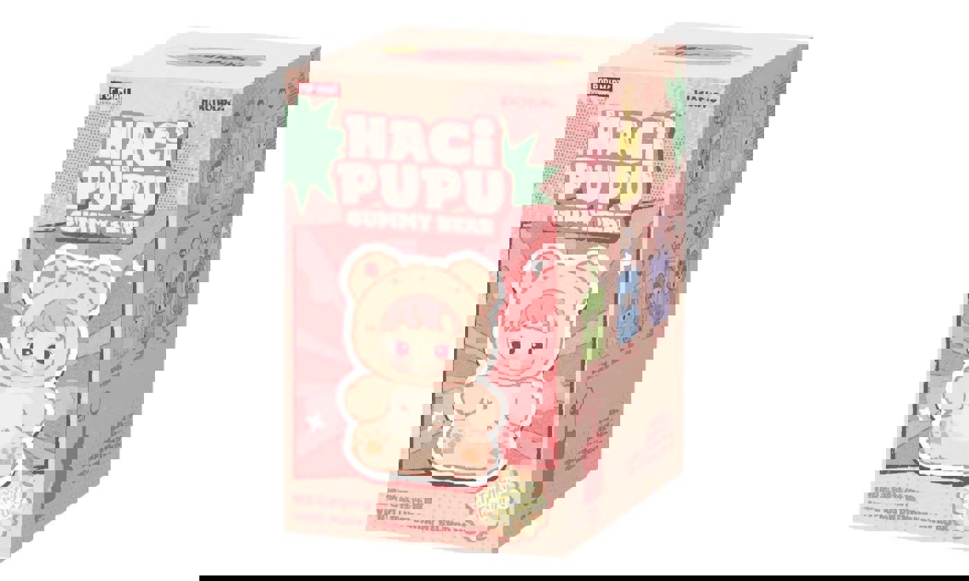 Pop Mart HACIPUPU Gummy Bear Series Vinyl Plush Pendant Single Blind Box