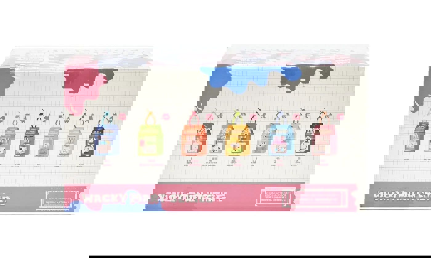 Pop Mart Labubu The Monsters Wacky Mart Series Squishy Charm Sealed Case (6 Blind Box)