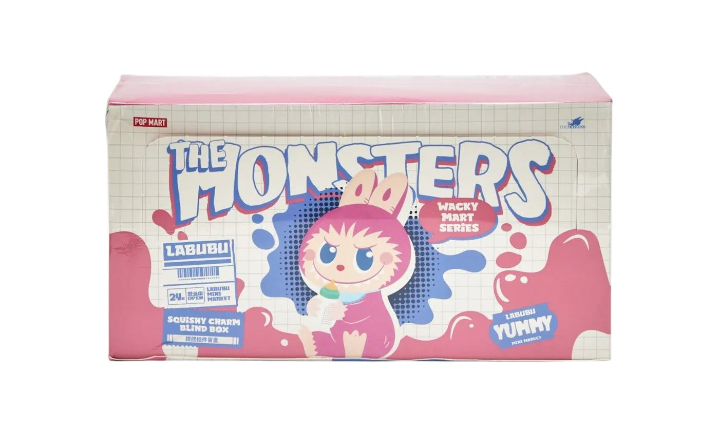 Pop Mart Labubu The Monsters Wacky Mart Series Squishy Charm Sealed Case (6 Blind Box) - PM-PMLTMW-MULTI