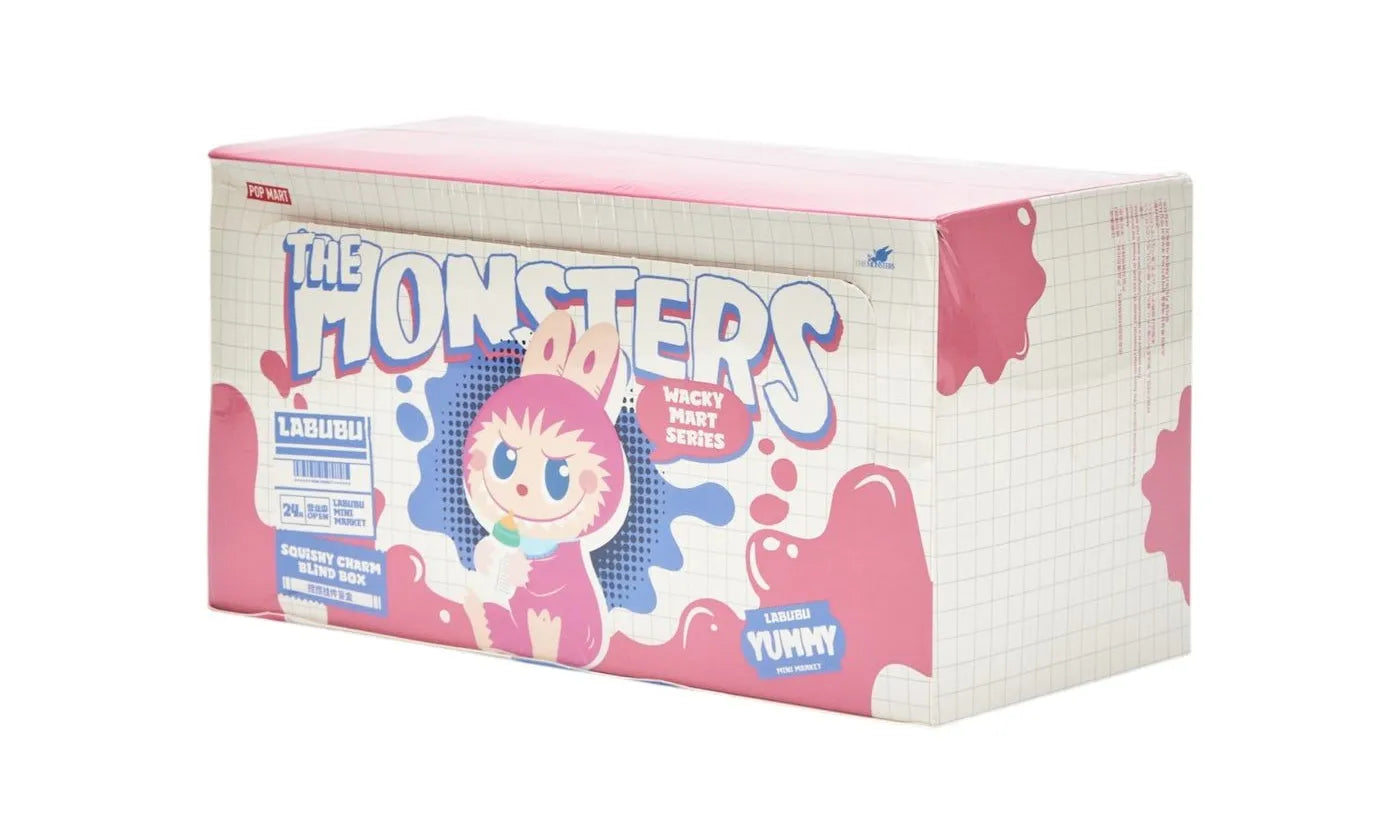 Pop Mart Labubu The Monsters Wacky Mart Series Squishy Charm Sealed Case (6 Blind Box) - PM-PMLTMW-MULTI