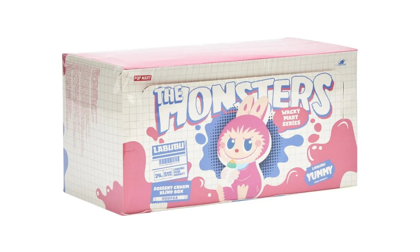 Pop Mart Labubu The Monsters Wacky Mart Series Squishy Charm Sealed Case (6 Blind Box) - PM-PMLTMW-MULTI
