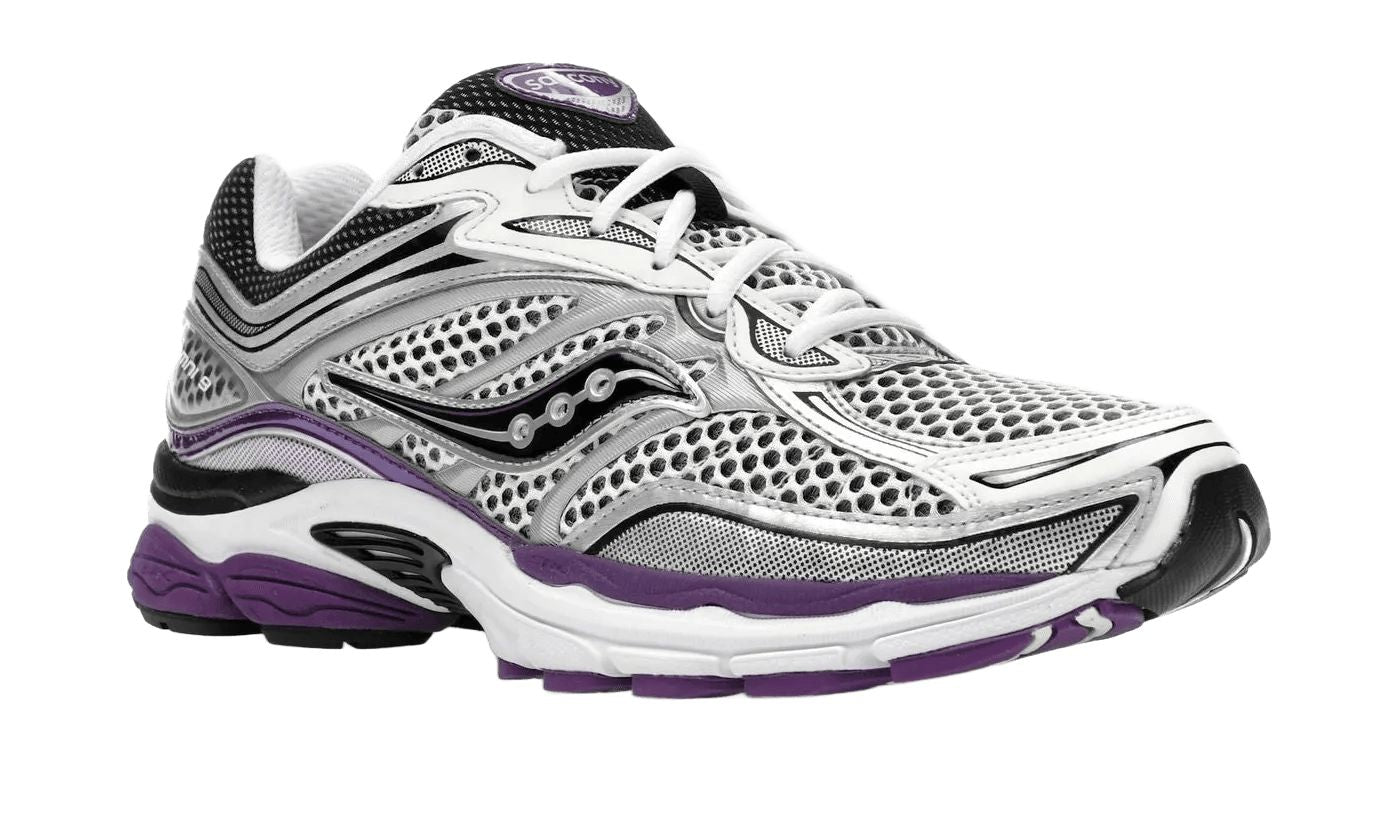 Saucony ProGrid Omni 9 White Black Silver Purple