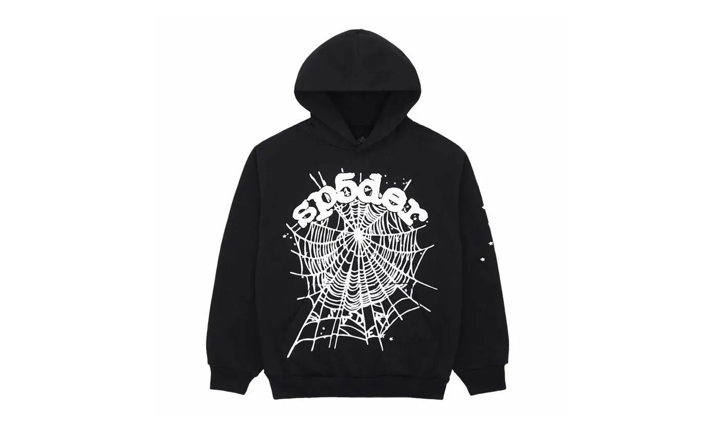 Sp5der OG Web Hoodie Black