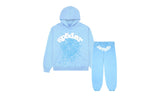Sp5der Sky Blue — Set (Hoodie & Sweatpants)