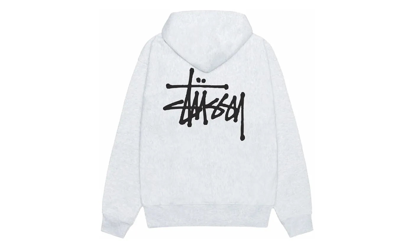 Stussy Basic Stussy Zip Hoodie Ash Heather – limitierter Sneaker bei Shade Studios
