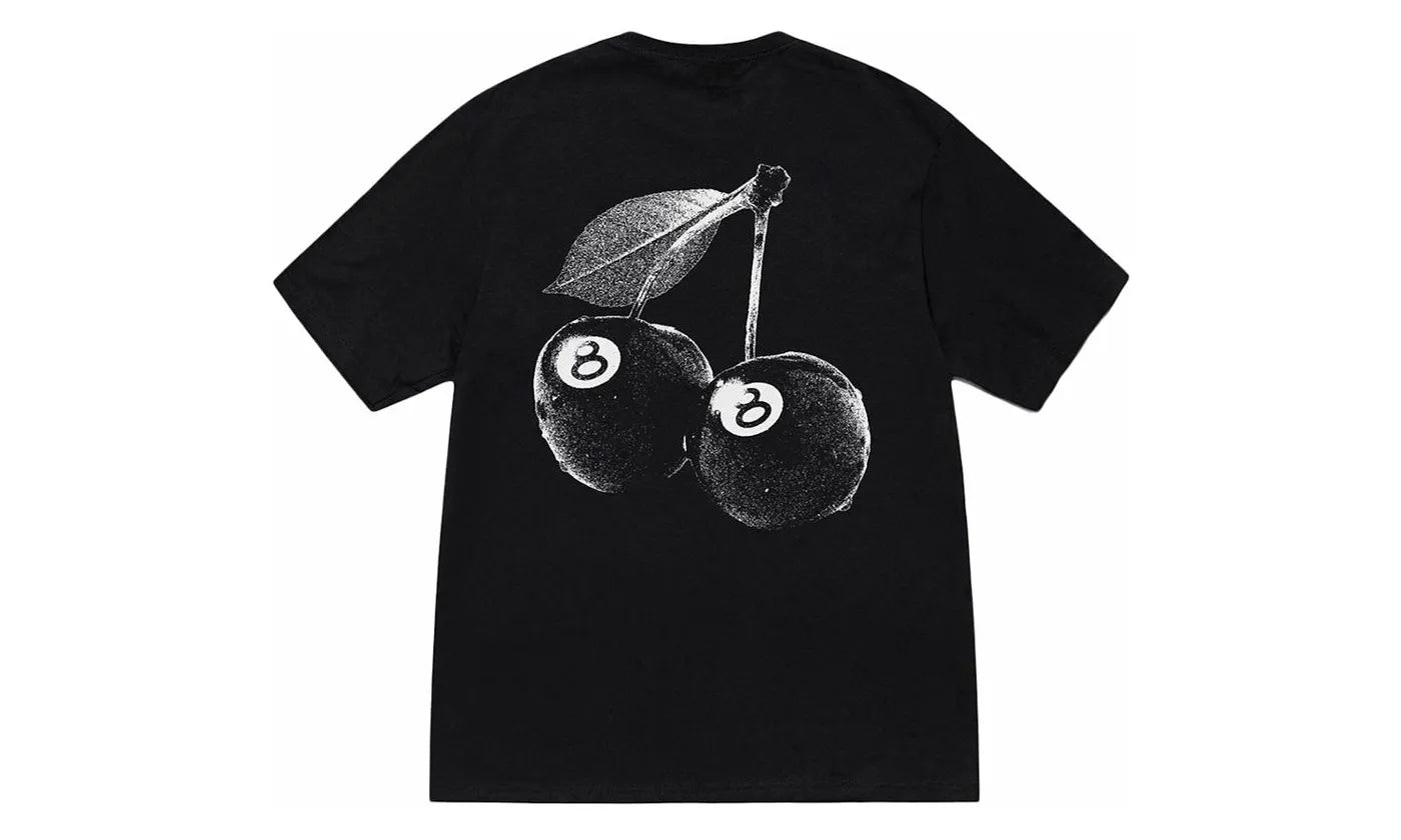 Stussy Cherries Tee Black – limitierter Sneaker bei Shade Studios