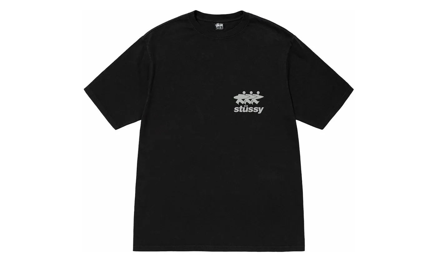 Stussy Surfwalk Pigment Dyed Tee Black – limitierter Sneaker bei Shade Studios