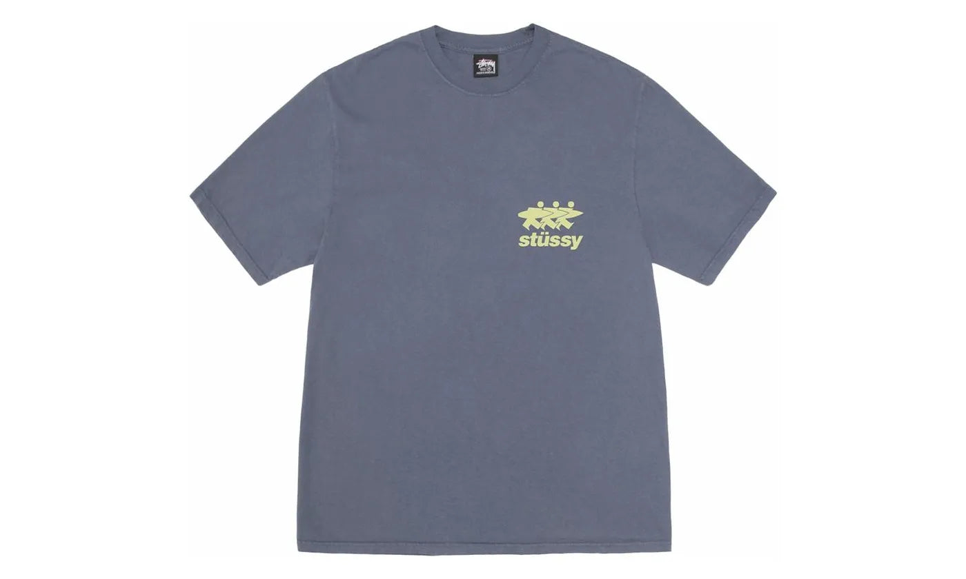 Stussy Surfwalk Pigment Dyed Tee Indigo – limitierter Sneaker bei Shade Studios