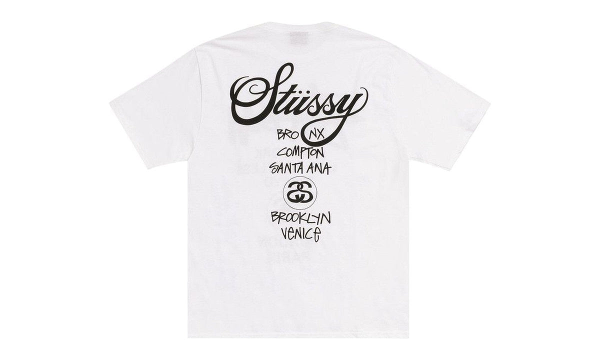 Stussy World Tour Tee White