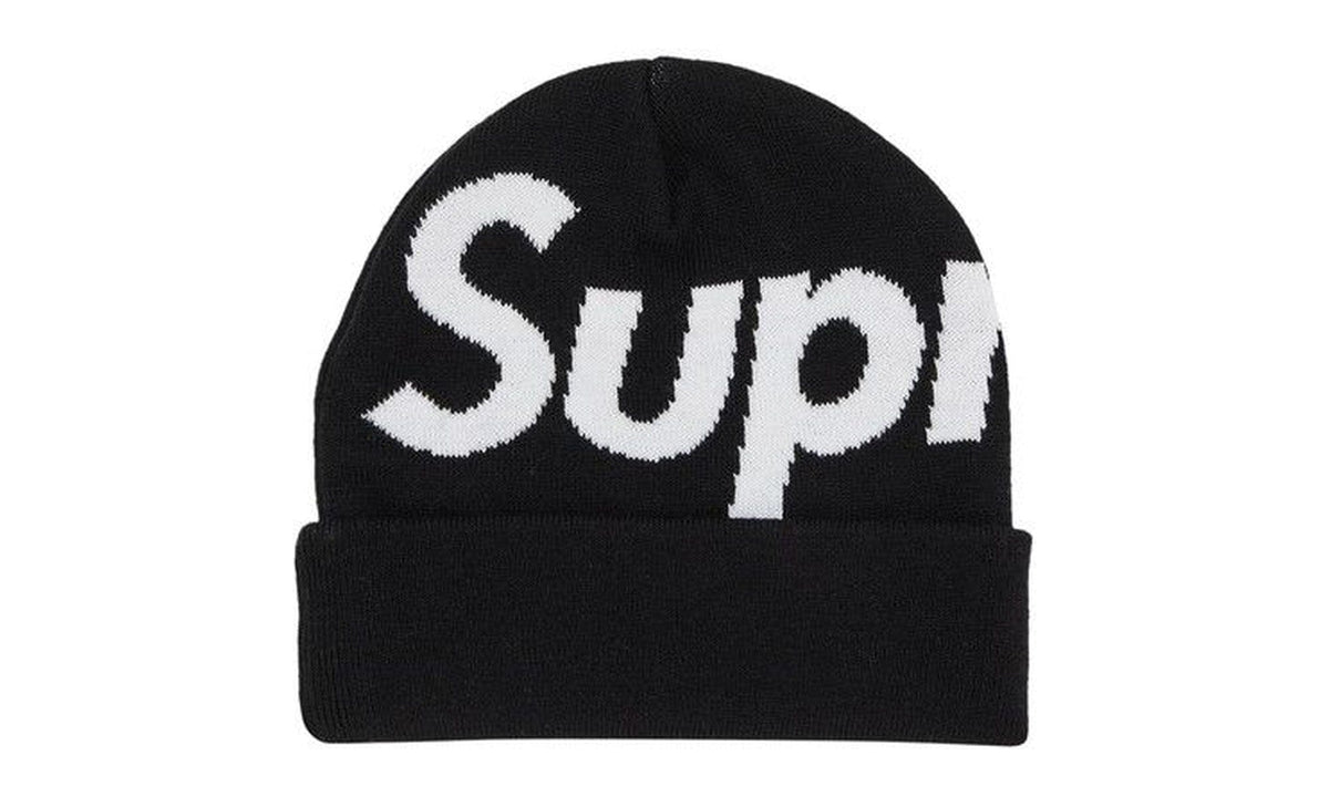 Supreme Big Logo Beanie Black